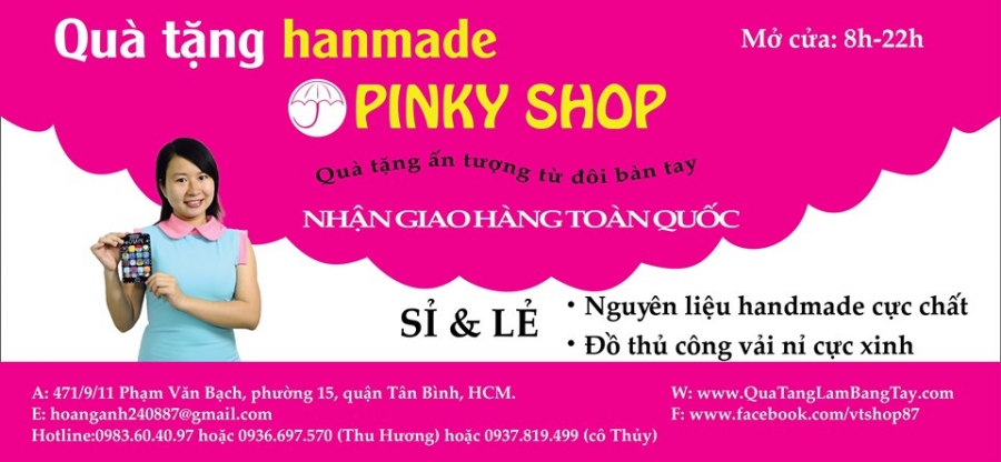 giới thiệu pinky shop